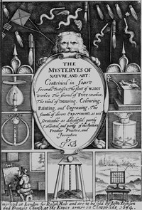 The Mysteryes of Nature and Art: Conteined in foure severall Tretises, The first of water workes, The second of Fyer workes, The third of Drawing, Colouring, Painting, and Engraving, The fourth of divers Experiments, as wel serviceable as delightful: partly Collected, and partly of the Authors Peculiar Practice,; and Invention