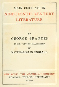 Main Currents in Nineteenth Century Literature - 4. Naturalism in England
