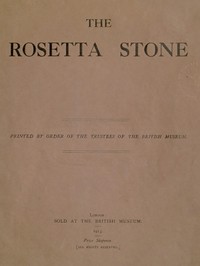 The Rosetta Stone