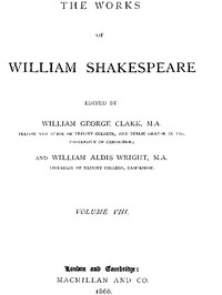 The Works of William Shakespeare [Cambridge Edition] [Vol. 8 of 9]