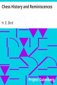 Chess History and Reminiscences