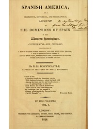 Spanish America, Vol. 1 (of 2)