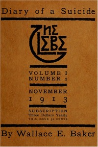 The Glebe 1913/11 (Vol. 1, No. 2): Diary of a Suicide