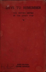 Days to Remember: The British Empire in the Great War