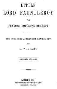 Little Lord Fauntleroy [abridged]: Für den Schulgebrauch bearbeitet
