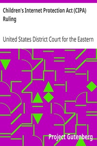 Children's Internet Protection Act (CIPA) Ruling