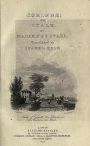 Corinne; or, Italy