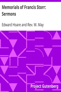 Memorials of Francis Storr: Sermons