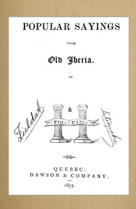 Popular Sayings from Old Iberia
