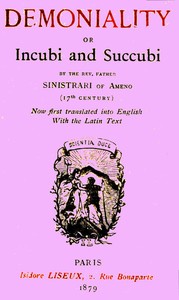 Demoniality; or, Incubi and Succubi