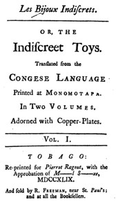 Les Bijoux Indiscrets, or, The Indiscreet Toys