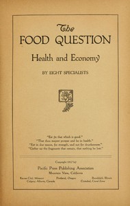The Food Question: Health and Economy