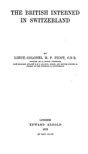 The British Interned in Switzerland