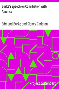 Burke's Speech on Conciliation with America