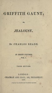 Griffith Gaunt; or, Jealousy: Volumes 1 to 3 (of 3)