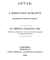 Antar: A Bedoueen Romance