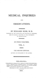 Medical Inquiries and Observations, Vol. 1: The Second Edition, Revised and Enlarged by the Author