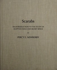 Scarabs : $b An introduction to the study of Egyptian seals and signet rings
