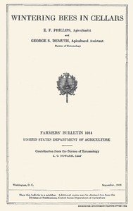 Wintering Bees in Cellars