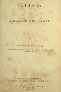 Kiana: a Tradition of Hawaii