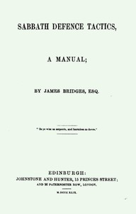 Sabbath Defence Tactics: a manual