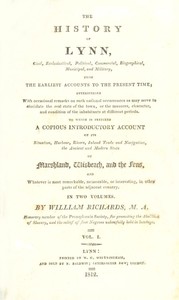The History of Lynn, Vol. 1 [of 2]