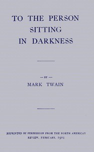 To the Person Sitting in Darkness