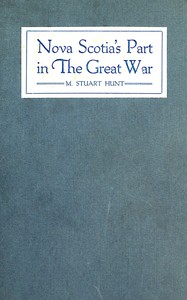Nova Scotia's Part in the Great War