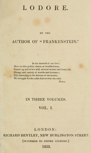 Lodore, Vol. 1 (of 3)