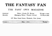 The Fantasy Fan, Volume 1, Number 9, May 1934: The Fan's Own Magazine