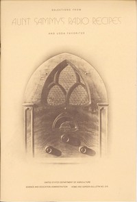 Selections from Aunt Sammy's Radio Recipes and USDA Favorites