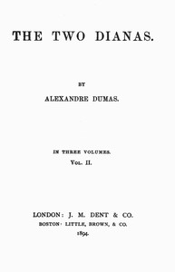 The Two Dianas, Volume 2 (of 3)