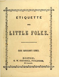 Etiquette for Little Folks