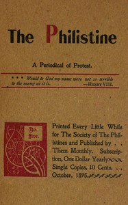 The Philistine : $b a periodical of protest (Vol. I, No. 5, October 1895)