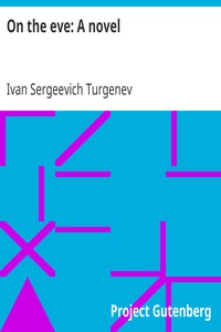 On the eve: A novel