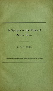 A synopsis of the palms of Puerto Rico