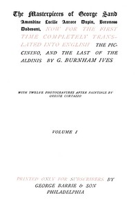 The Piccinino, Volume 1 (of 2)