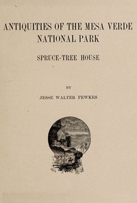 Antiquities of the Mesa Verde National Park : $b Spruce-tree House