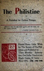 The Philistine : $b a periodical for curious persons (Vol. II, No. 6, May 1896)