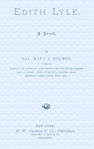 Edith Lyle : $b A novel