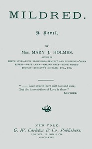 Mildred : $b A novel