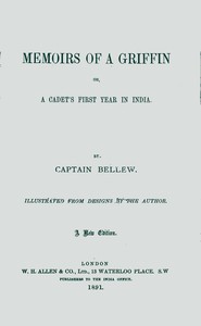 Memoirs of a griffin : $b Or, A cadet's first year in India