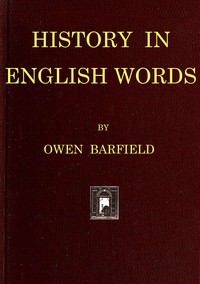 History in English words
