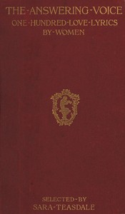 The answering voice : $b one hundred love lyrics by women