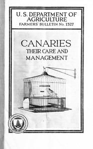 Canaries : $b their care and management
