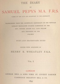 Quotes and Images From The Diary of Samuel Pepys