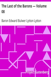 The Last of the Barons — Volume 08
