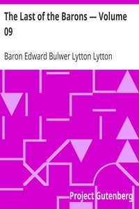 The Last of the Barons — Volume 09