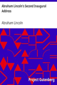 Abraham Lincoln's Second Inaugural Address